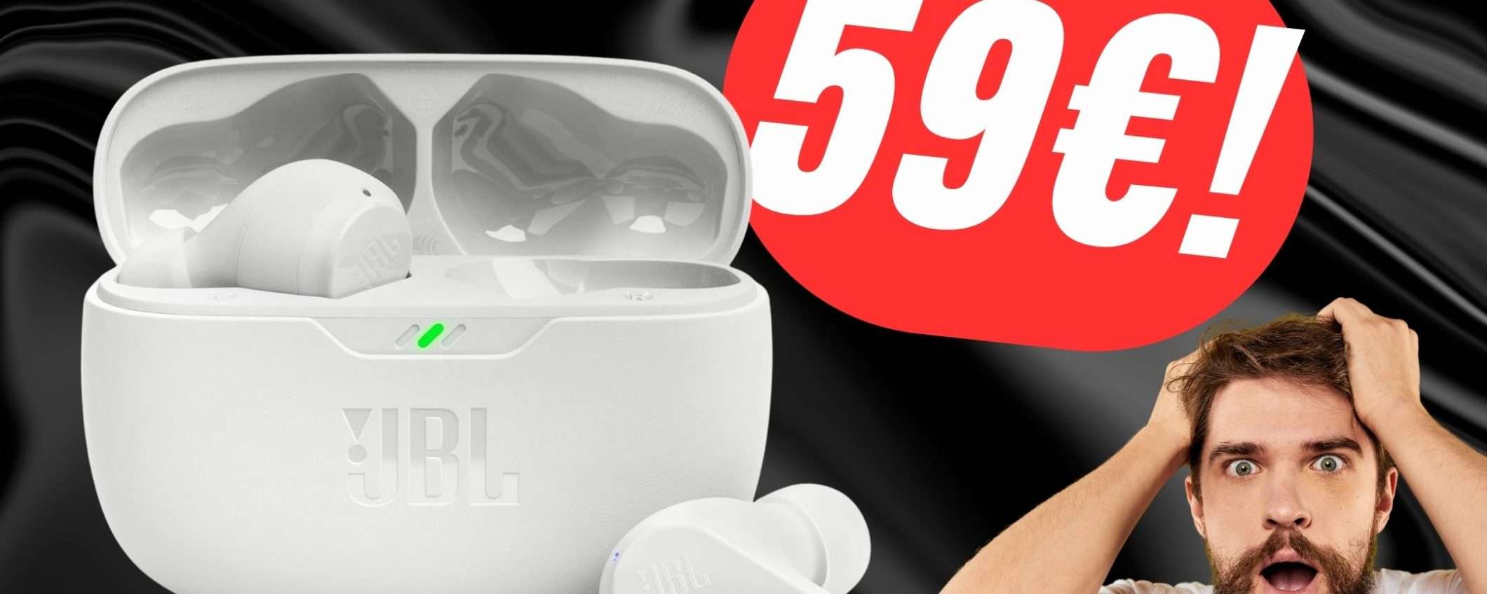 Gli Auricolari Bluetooth JBL Wave Beam al MINIMO STORICO su Amazon Gli Auricolari Bluetooth JBL Wave Beam al MINIMO STORICO su Amazon