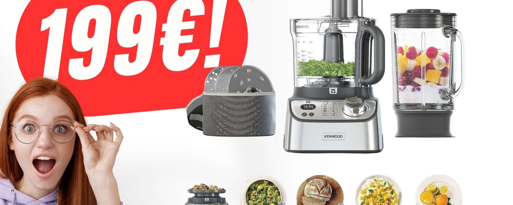 Il Robot da Cucina Tuttofare di Kenwood CROLLA a soli 199€! Il Robot da Cucina Tuttofare di Kenwood CROLLA a soli 199€!