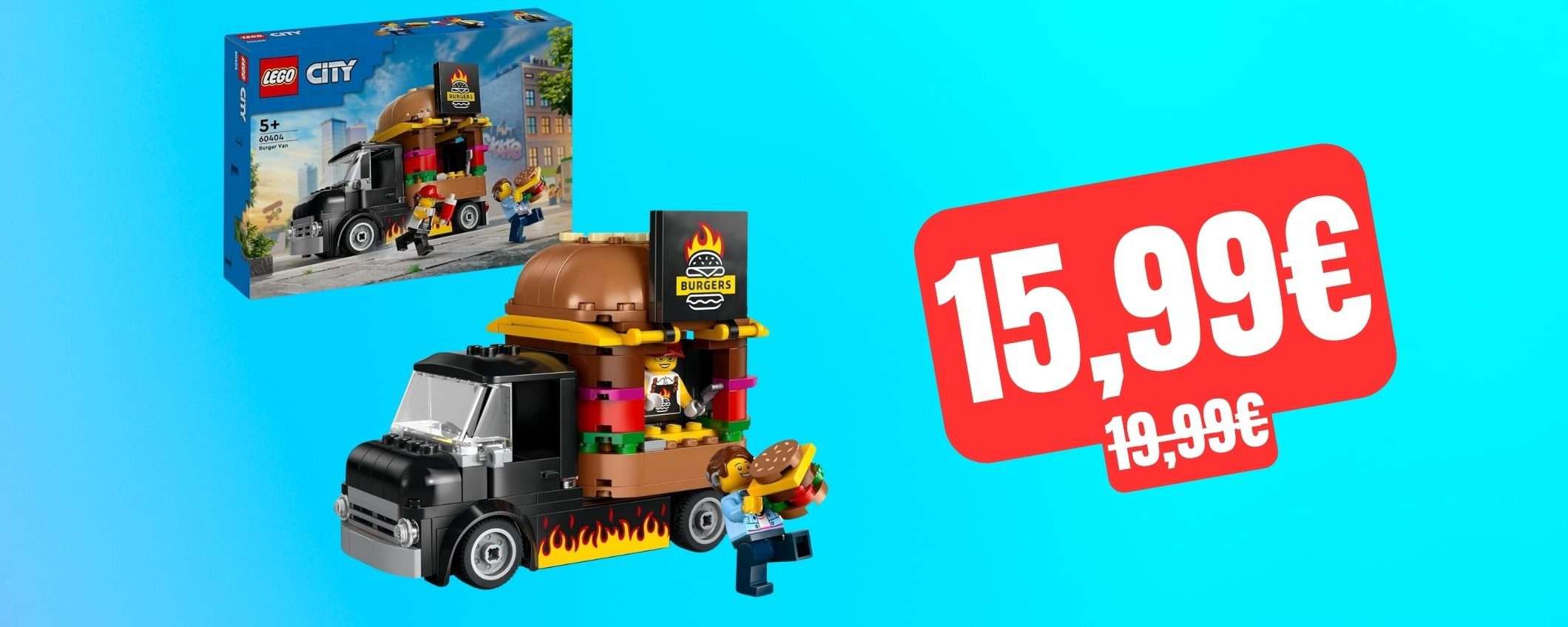 Il LEGO Furgone degli Hamburger è in OFFERTA su Amazon Il LEGO Furgone degli Hamburger è in OFFERTA su Amazon