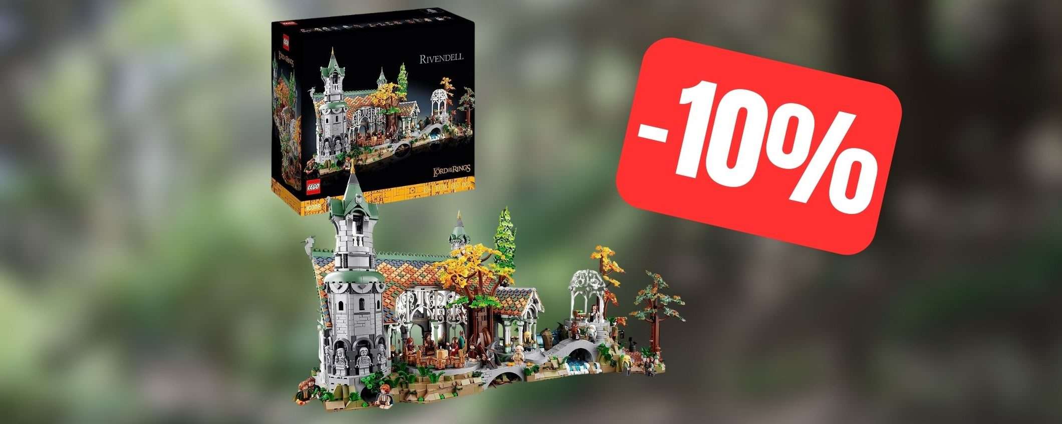LEGO Gran Burrone: il set da SOGNO torna in OFFERTA su Amazon (a rate) LEGO Gran Burrone: il set da SOGNO torna in OFFERTA su Amazon (a rate)
