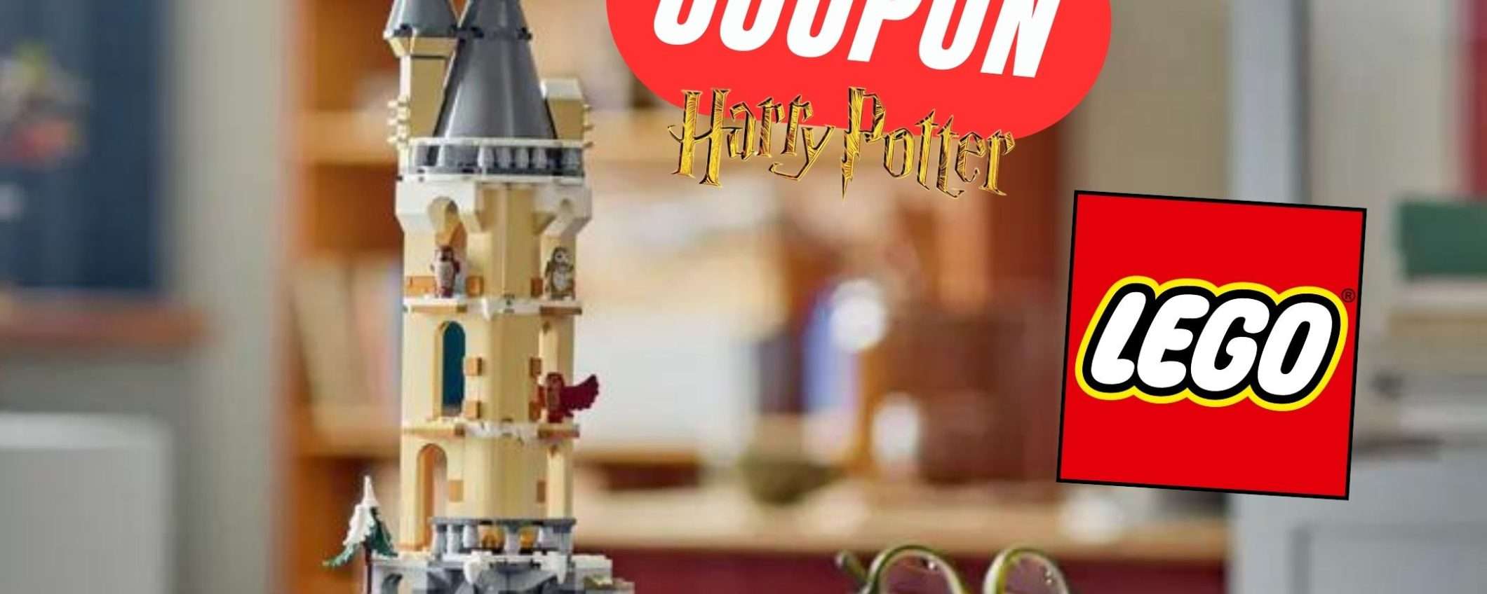 Grazie a questo COUPON avrai un pezzo di Hogwarts in versione LEGO a pochissimo!