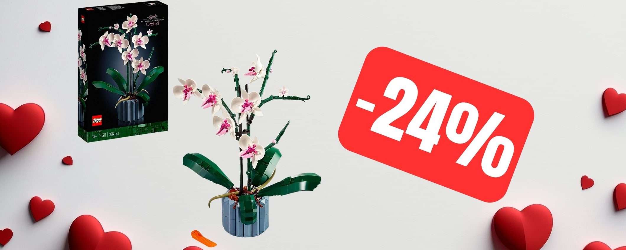 LEGO Orchidea: super OFFERTA LAMPO per San Valentino (-24%) LEGO Orchidea: super OFFERTA LAMPO per San Valentino (-24%)