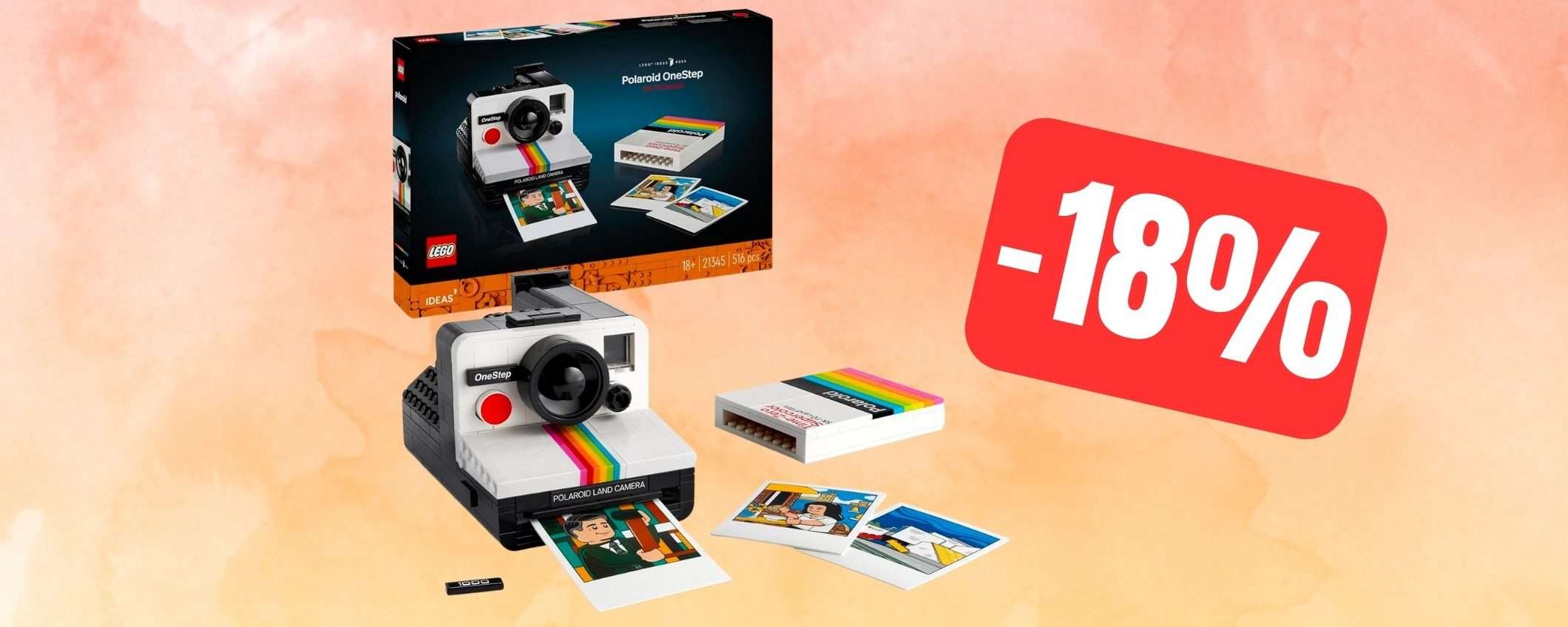 LEGO Polaroid: primo GROSSO SCONTO su Amazon LEGO Polaroid: primo GROSSO SCONTO su Amazon