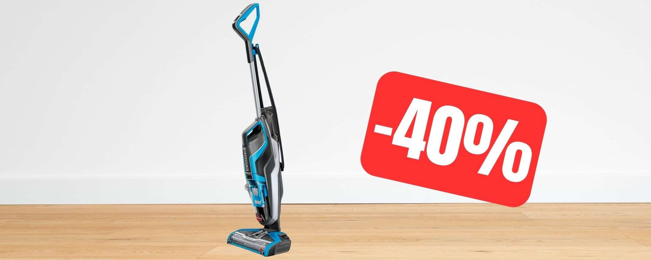 Aspira, lava e asciuga con questa scopa elettrica in OFFERTA su Amazon (-40%) Aspira, lava e asciuga con questa scopa elettrica in OFFERTA su Amazon (-40%)