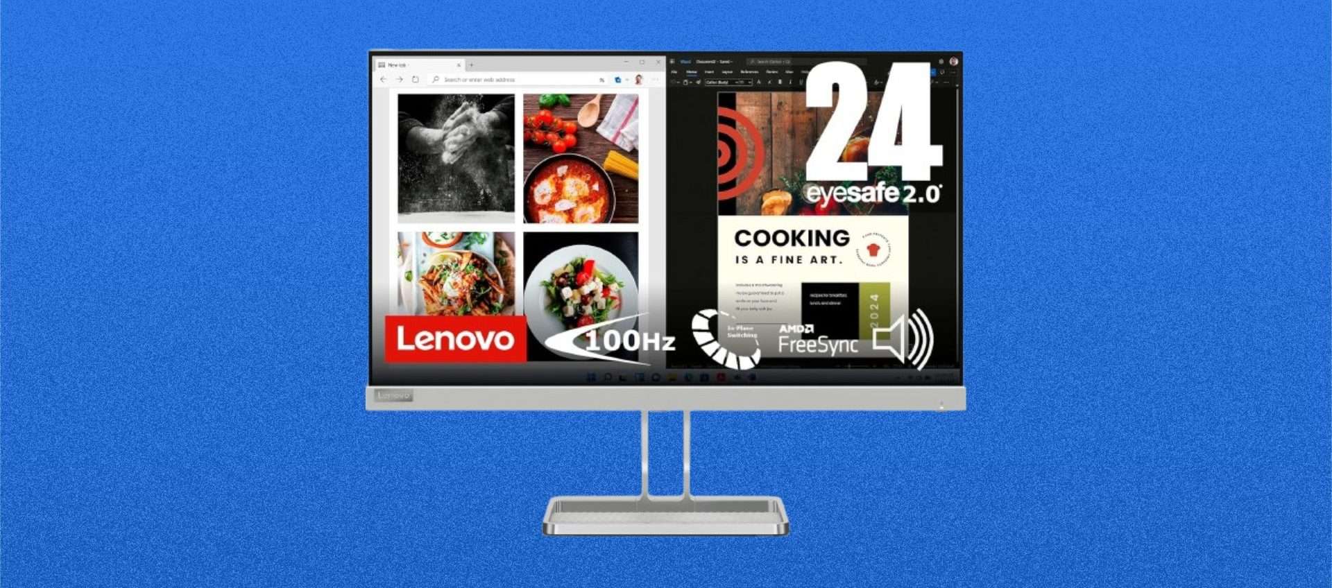 Monitor Lenovo da 24