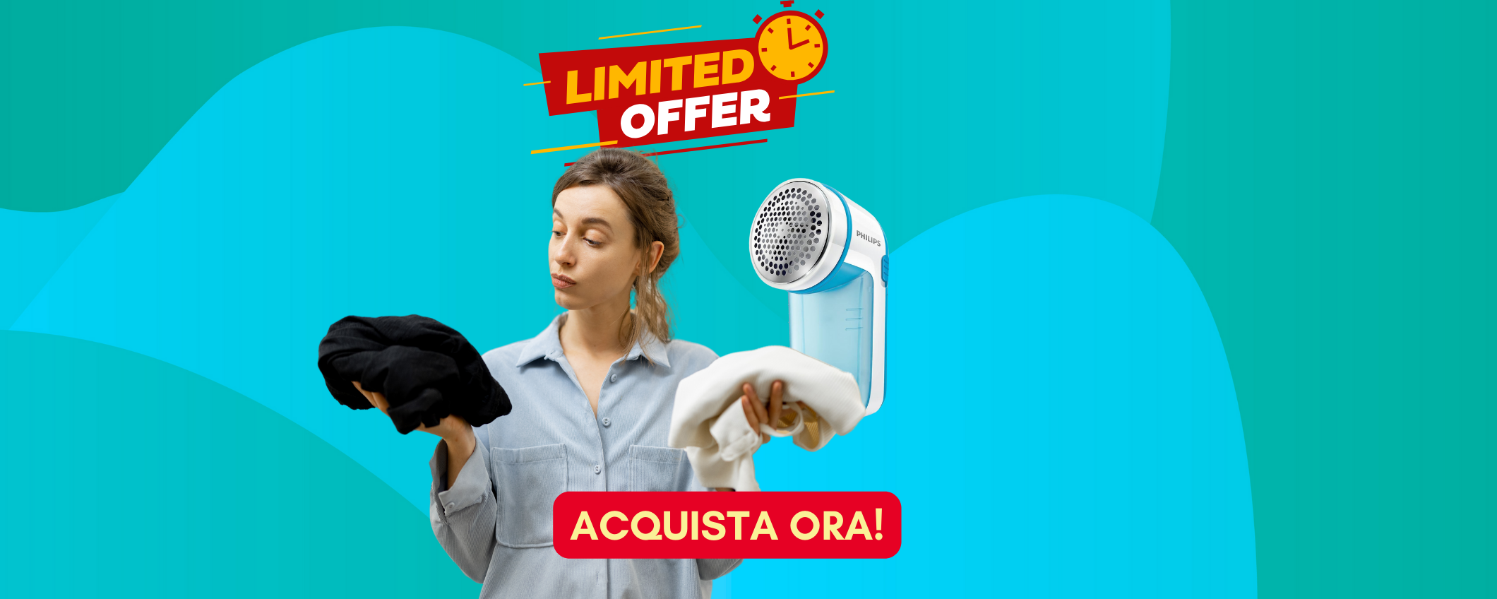 Levapelucchi Philips: sconto SHOCK del 35%, vestiti sempre perfetti! Levapelucchi Philips: sconto SHOCK del 35%, vestiti sempre perfetti!