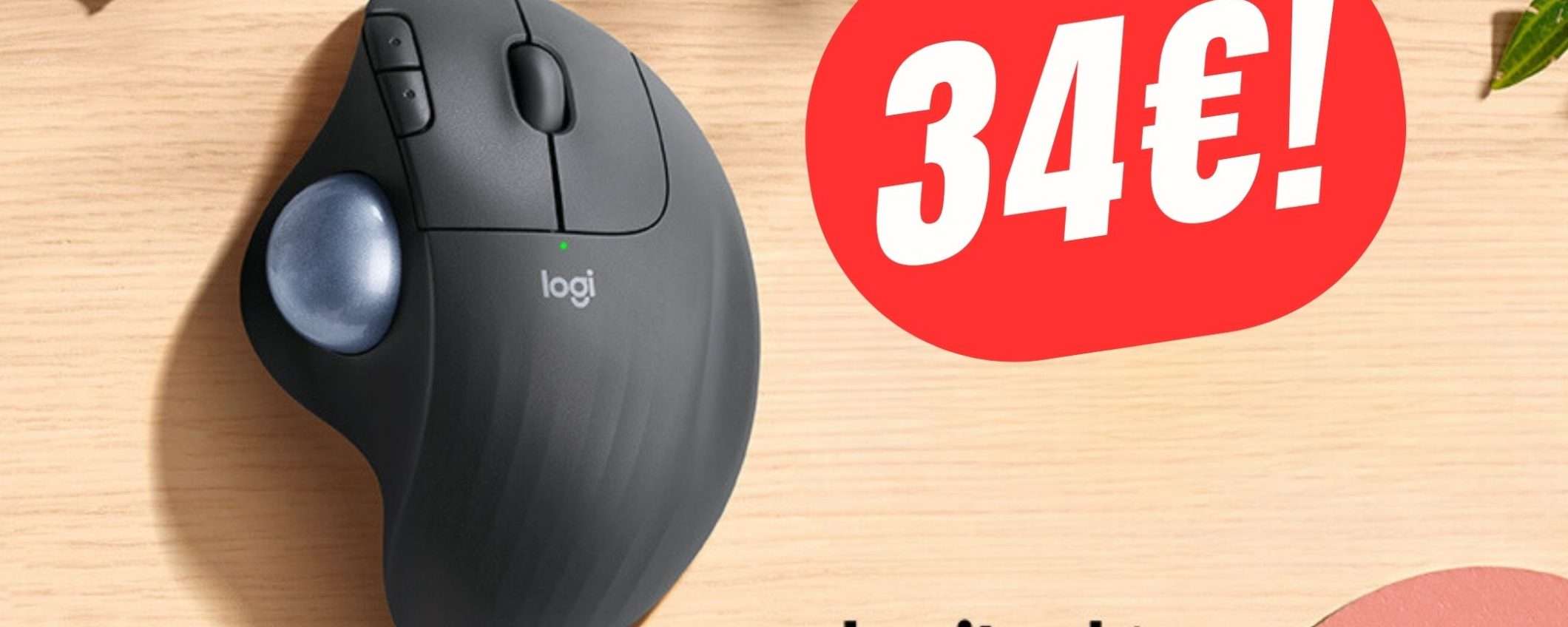 Logitech Ergo è un Mouse con Trackball, Senza Fili e in forte RIBASSO Logitech Ergo è un Mouse con Trackball, Senza Fili e in forte RIBASSO