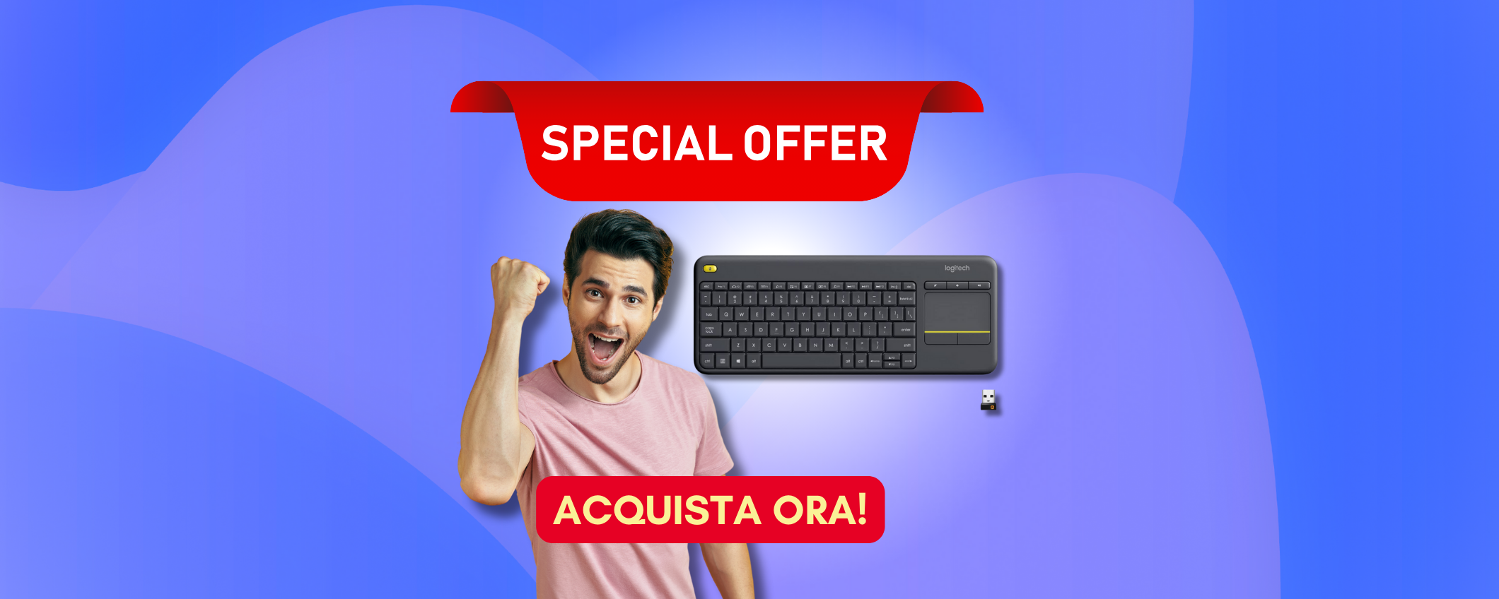 Tastiera Logitech K400 Plus in sconto del 15% su Amazon! Tastiera Logitech K400 Plus in sconto del 15% su Amazon!