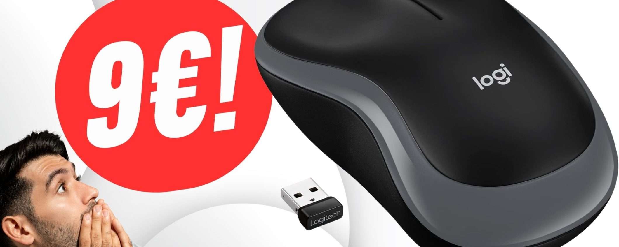 PREZZO PAZZESCO per il Mouse Senza Fili di Logitech: solo 9€! PREZZO PAZZESCO per il Mouse Senza Fili di Logitech: solo 9€!