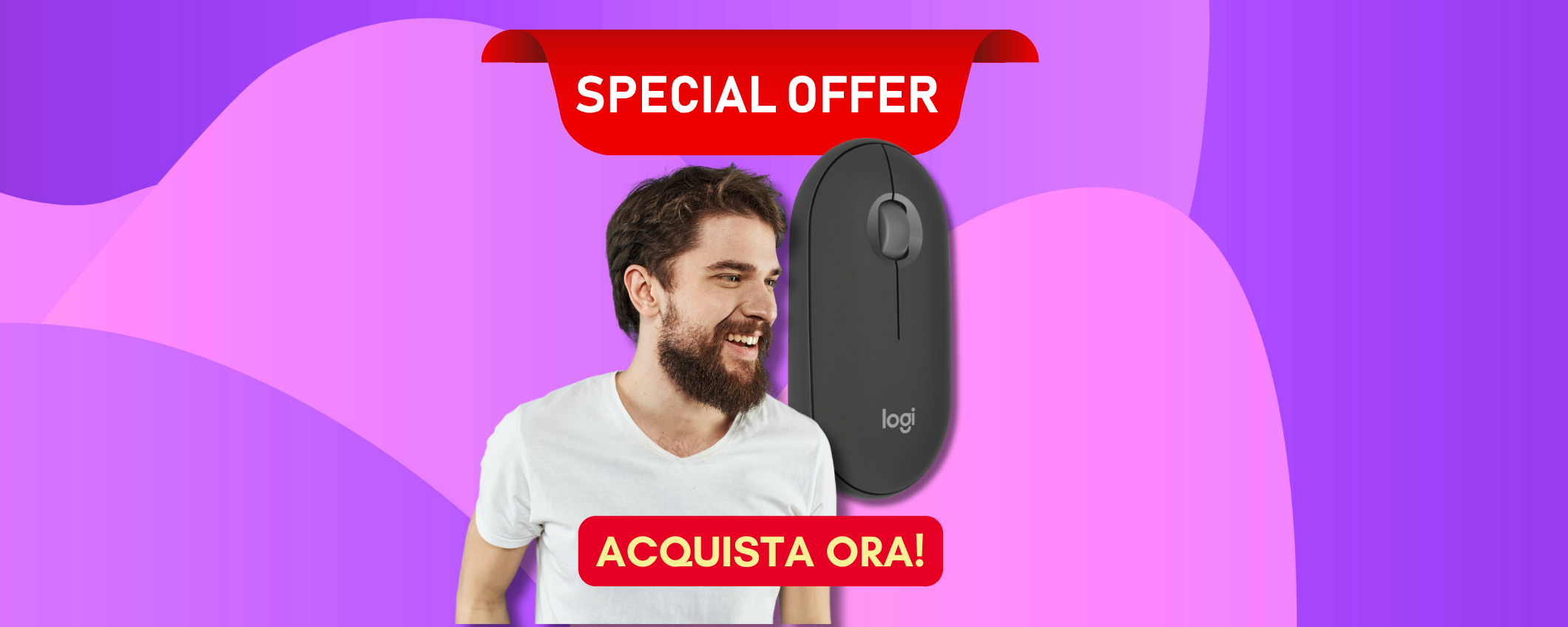 Logitech Pebble Mouse 2 in sconto del 39% su Amazon! Logitech Pebble Mouse 2 in sconto del 39% su Amazon!