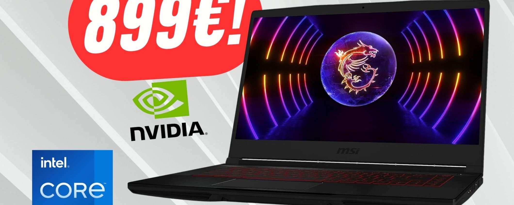 Il Portatile da Gaming MSI con RTX 3050 e Intel Core i7 CROLLA DI PREZZO Il Portatile da Gaming MSI con RTX 3050 e Intel Core i7 CROLLA DI PREZZO
