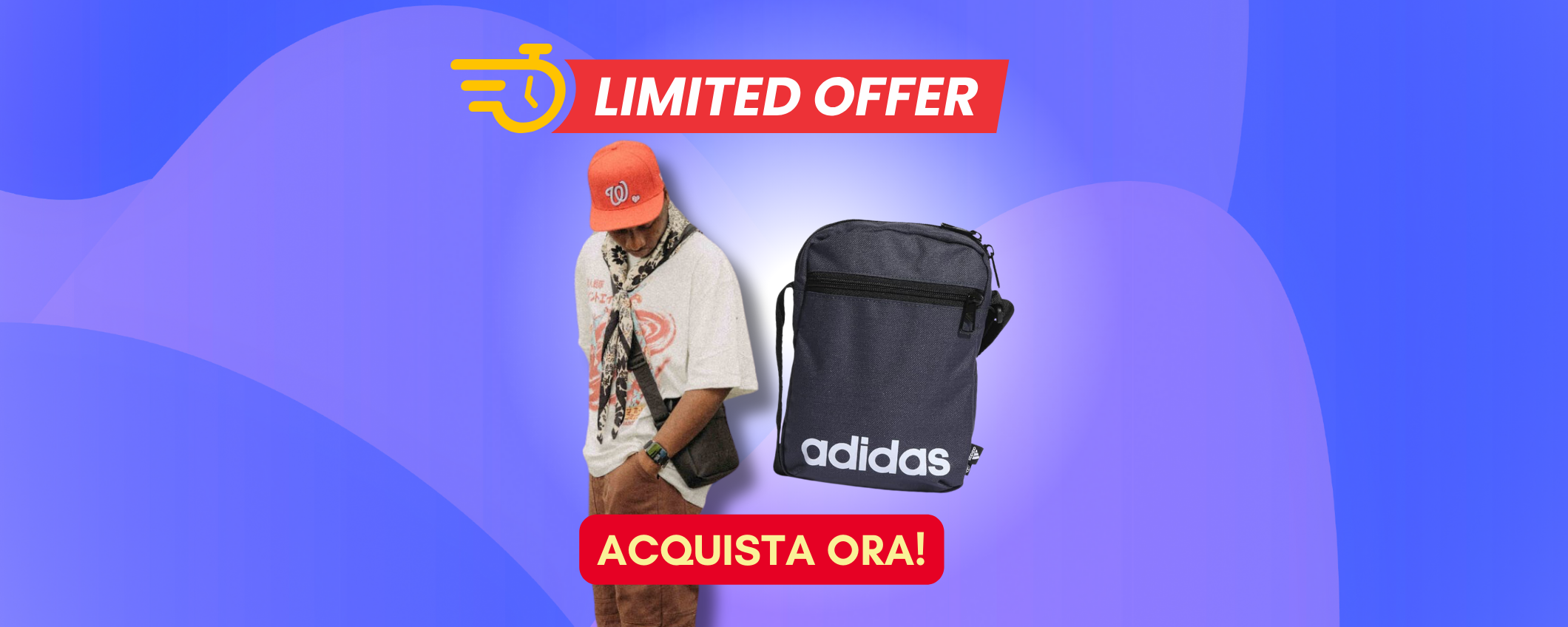 Marsupio adidas: capo streetwear per eccellenza in sconto del 40%! Marsupio adidas: capo streetwear per eccellenza in sconto del 40%!
