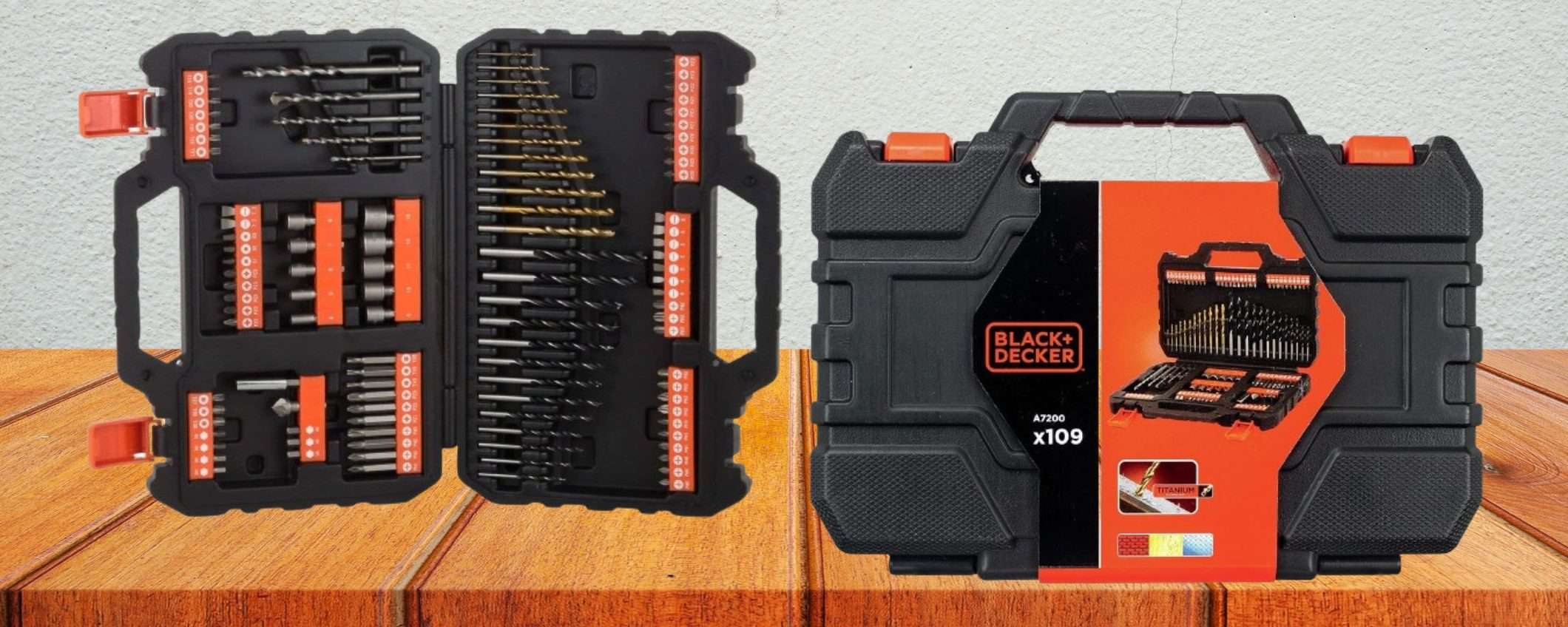 Enorme kit Black+Decker 109 in 1: prezzo STREPITOSO su Amazon (20€)