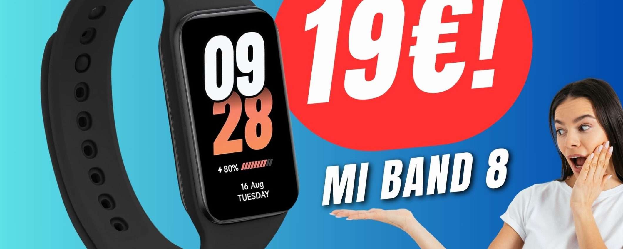 Mi Band 8 Active a soli 19€ grazie a questo COUPON! Mi Band 8 Active a soli 19€ grazie a questo COUPON!
