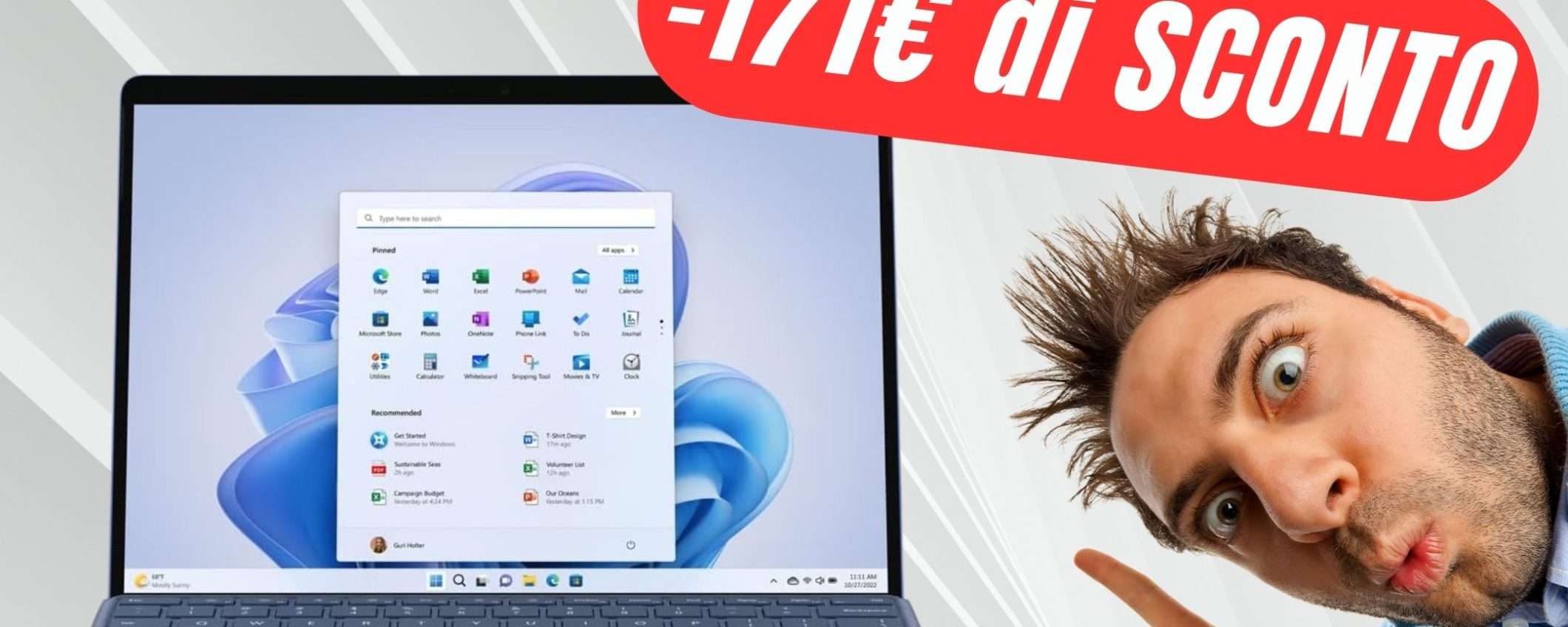Il Microsoft Surface Pro 9 SCONTATO di 171€ è FOLLIA Il Microsoft Surface Pro 9 SCONTATO di 171€ è FOLLIA