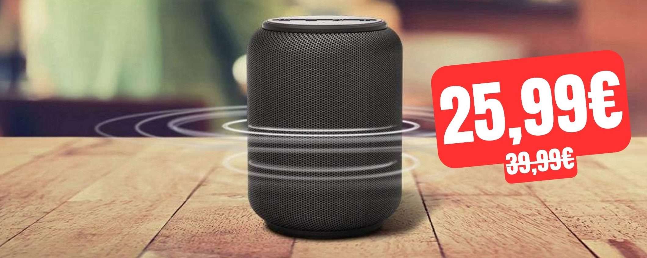 Mini altoparlante bluetooth: suono a 360 GRADI ad un SUPER PREZZO Mini altoparlante bluetooth: suono a 360 GRADI ad un SUPER PREZZO