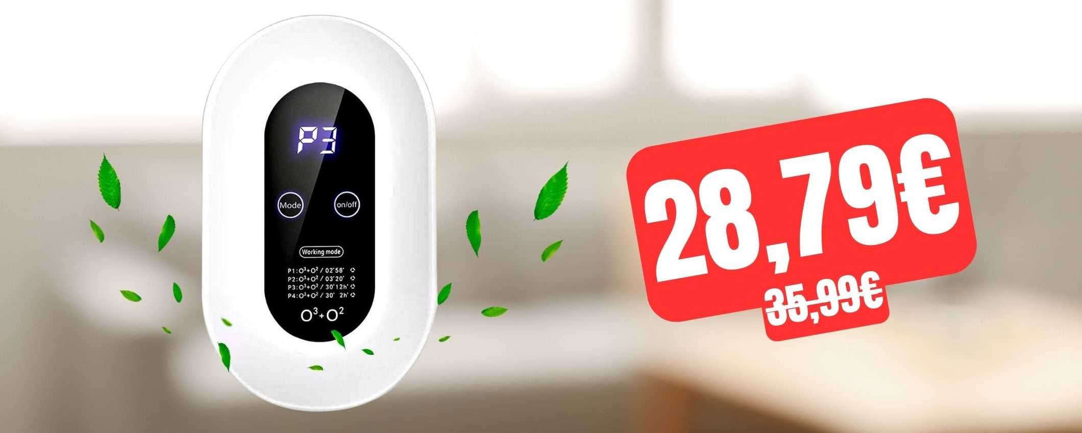Aria più pulita con questo mini purificatore in OFFERTA su Amazon Aria più pulita con questo mini purificatore in OFFERTA su Amazon