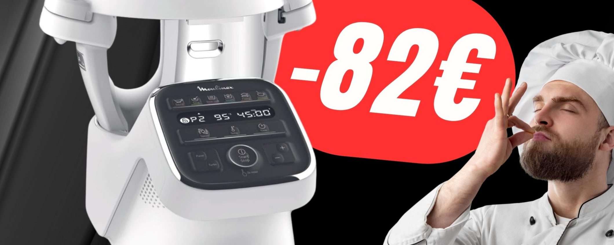 Con questa OFFERTA risparmierai 82€ sul Robot da Cucina Moulinex! Con questa OFFERTA risparmierai 82€ sul Robot da Cucina Moulinex!