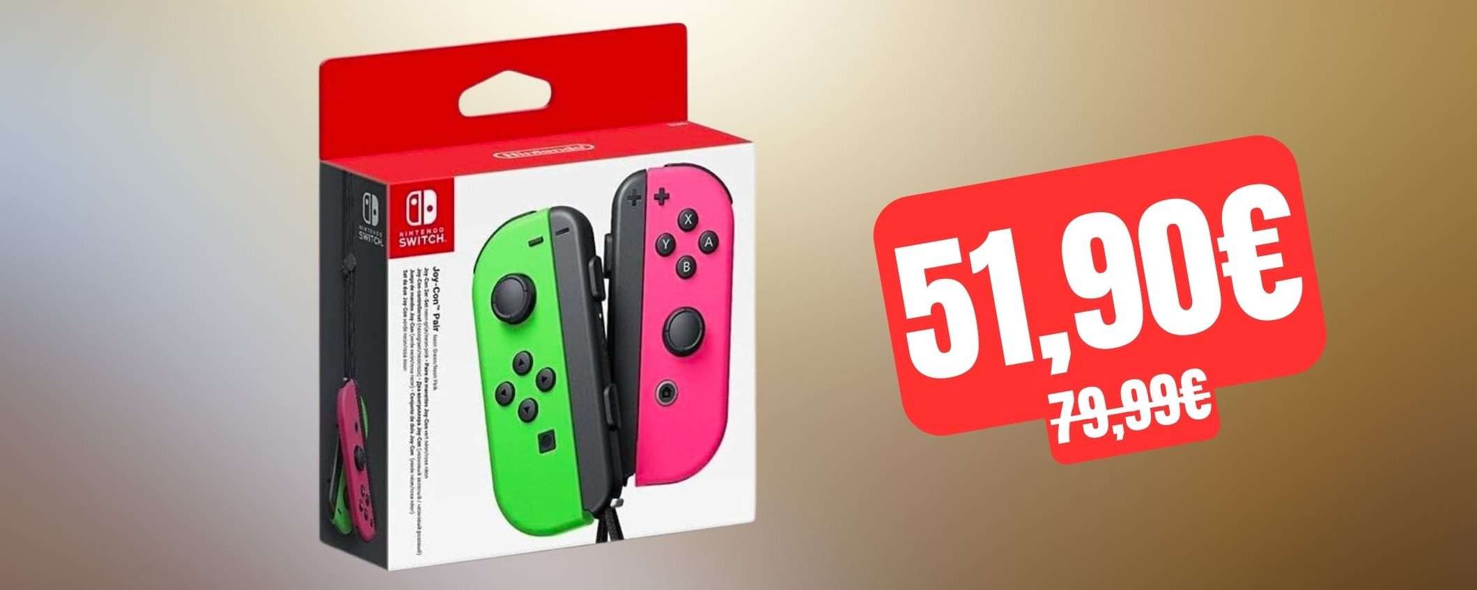 I Joy-Con verde e rosa per Nintendo Switch in SUPER SCONTO su Amazon I Joy-Con verde e rosa per Nintendo Switch in SUPER SCONTO su Amazon