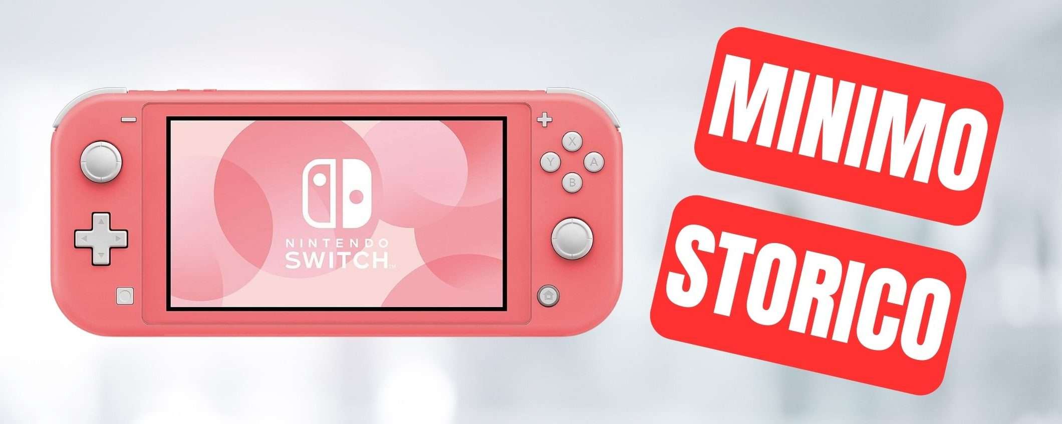 Nintendo Switch Lite Corallo al prezzo più basso di SEMPRE su Amazon