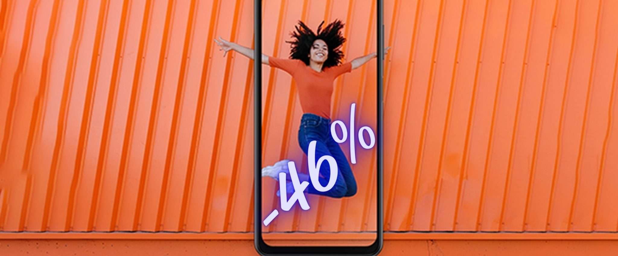 Samsung Galaxy A23 5G: l'offerta di Amazon del 46% vi permette di risparmiare 162€ Samsung Galaxy A23 5G: l'offerta di Amazon del 46% vi permette di risparmiare 162€