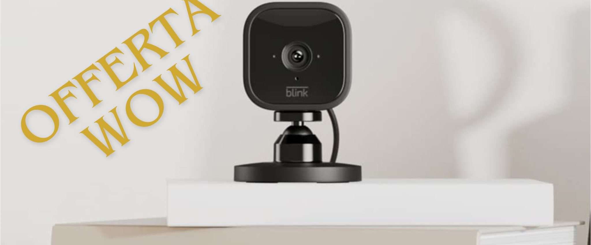 Blink Mini: la videocamera di sicurezza ideale a un prezzo WOW