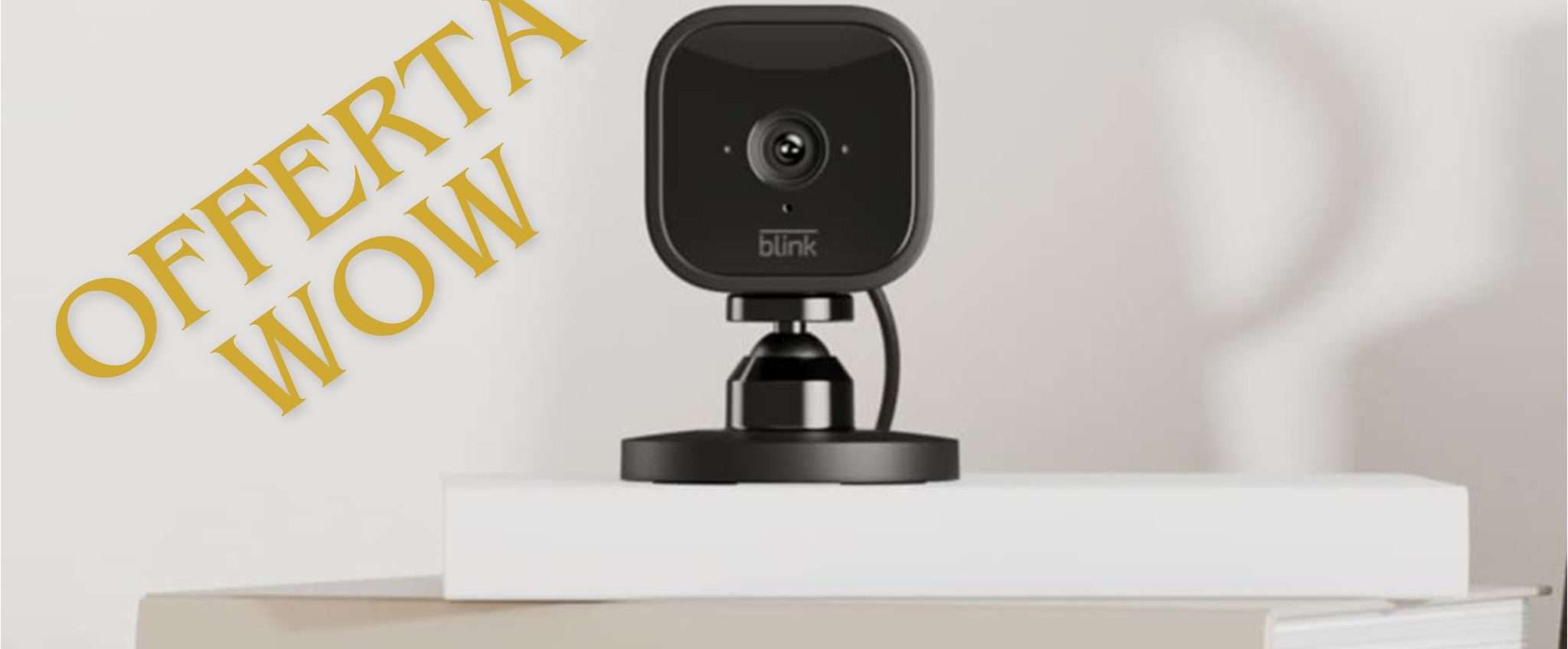 Blink Mini: la videocamera di sicurezza ideale a un prezzo WOW Blink Mini: la videocamera di sicurezza ideale a un prezzo WOW