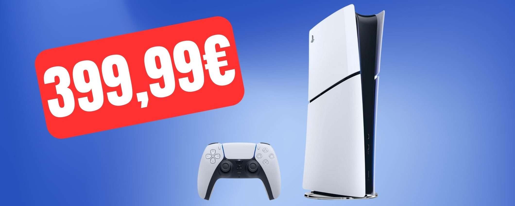 PS5 Slim Digital: Amazon a sorpresa, è in OFFERTA a 399,99€ PS5 Slim Digital: Amazon a sorpresa, è in OFFERTA a 399,99€