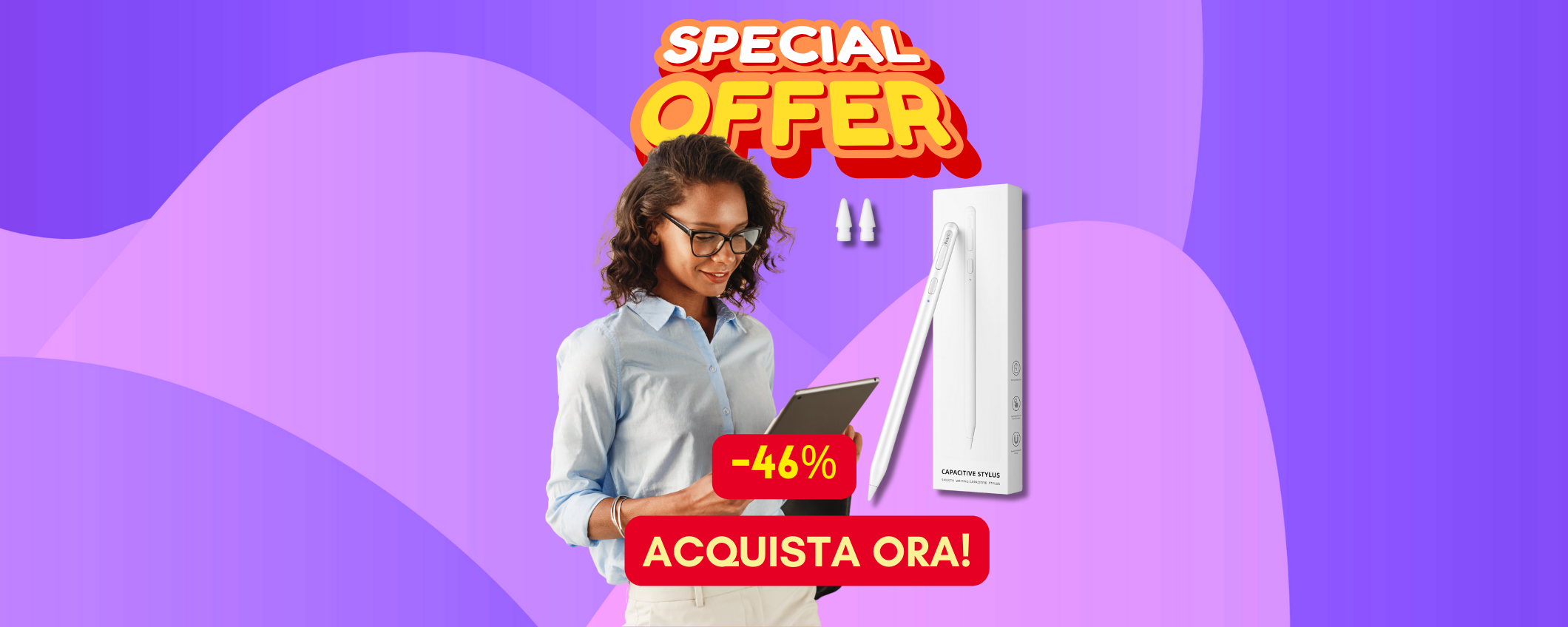 Ottima penna touch per iPad a meno di 15€ solo per poco!