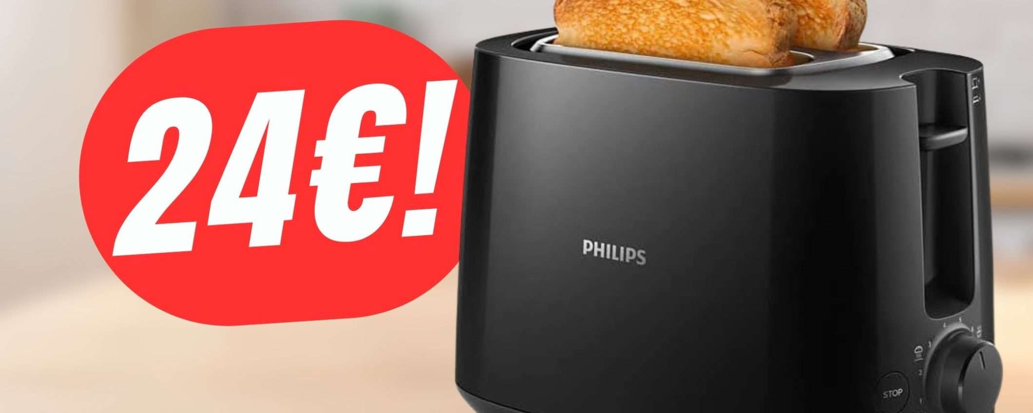 SCONTO+COUPON per il Tostapane Philips: ora a soli 24€! SCONTO+COUPON per il Tostapane Philips: ora a soli 24€!
