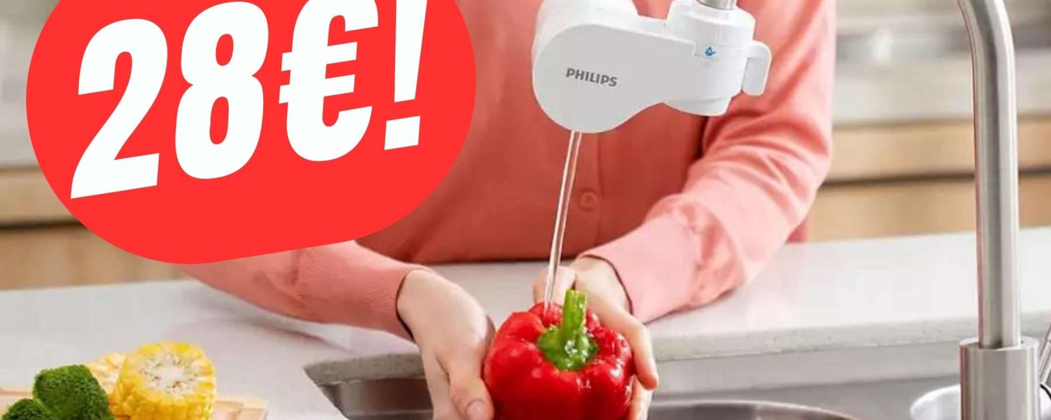 Purifica l'acqua del rubinetto con il Filtro Philips X-Guard! Purifica l'acqua del rubinetto con il Filtro Philips X-Guard!
