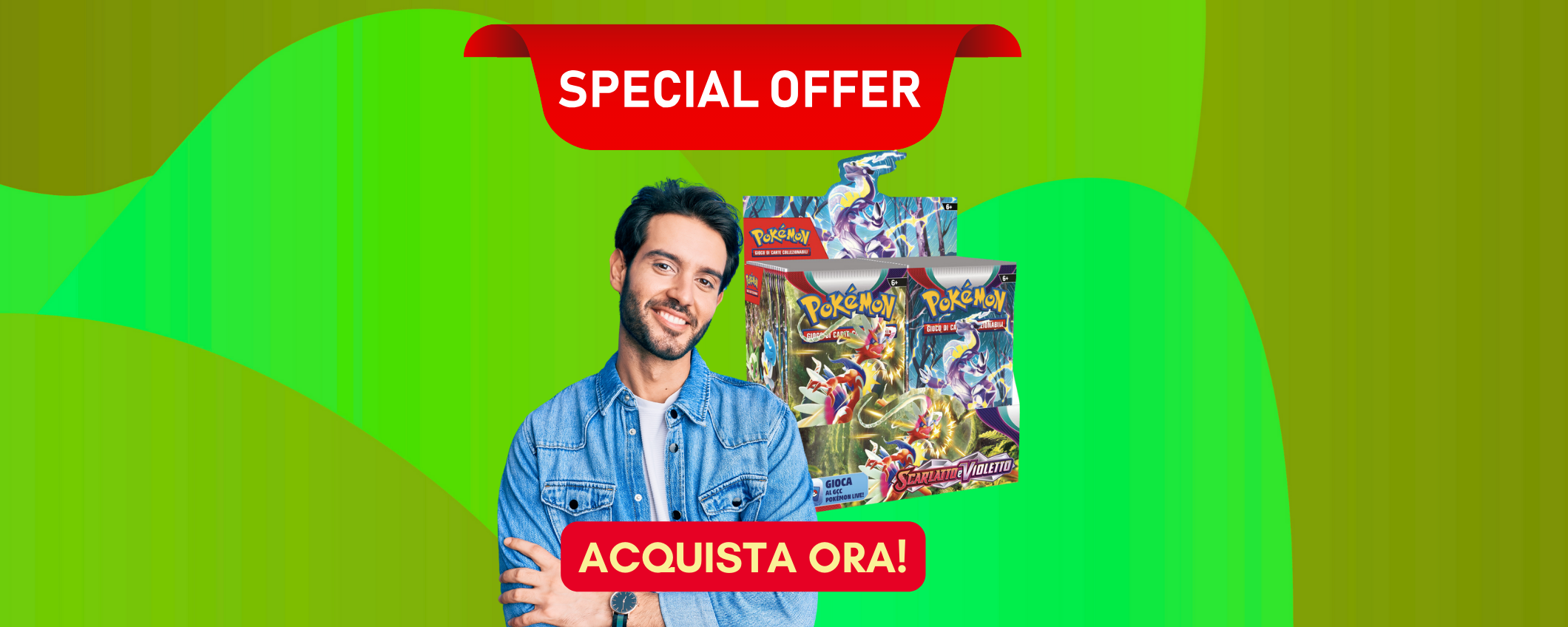 Display da 36 buste di Pokémon in sconto di 10€