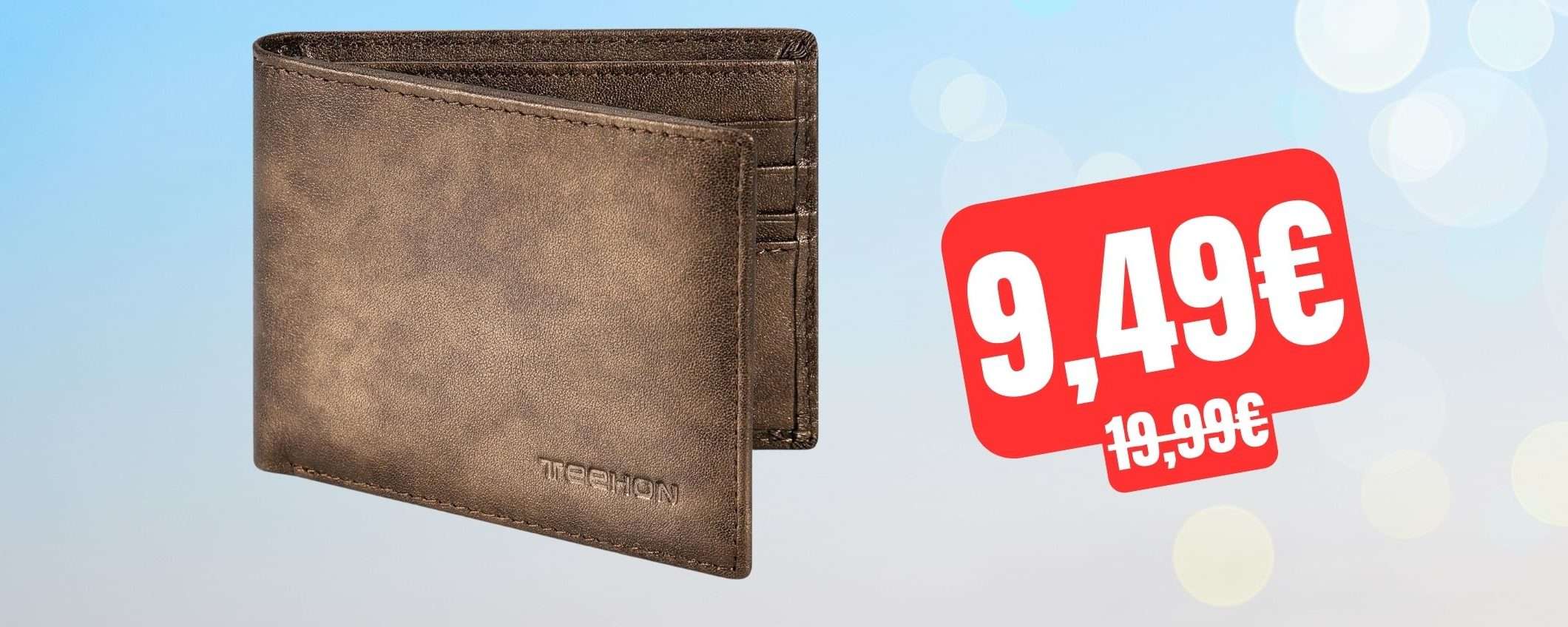 Portafoglio da uomo con protezione RFID in magnifico DOPPIO SCONTO Portafoglio da uomo con protezione RFID in magnifico DOPPIO SCONTO