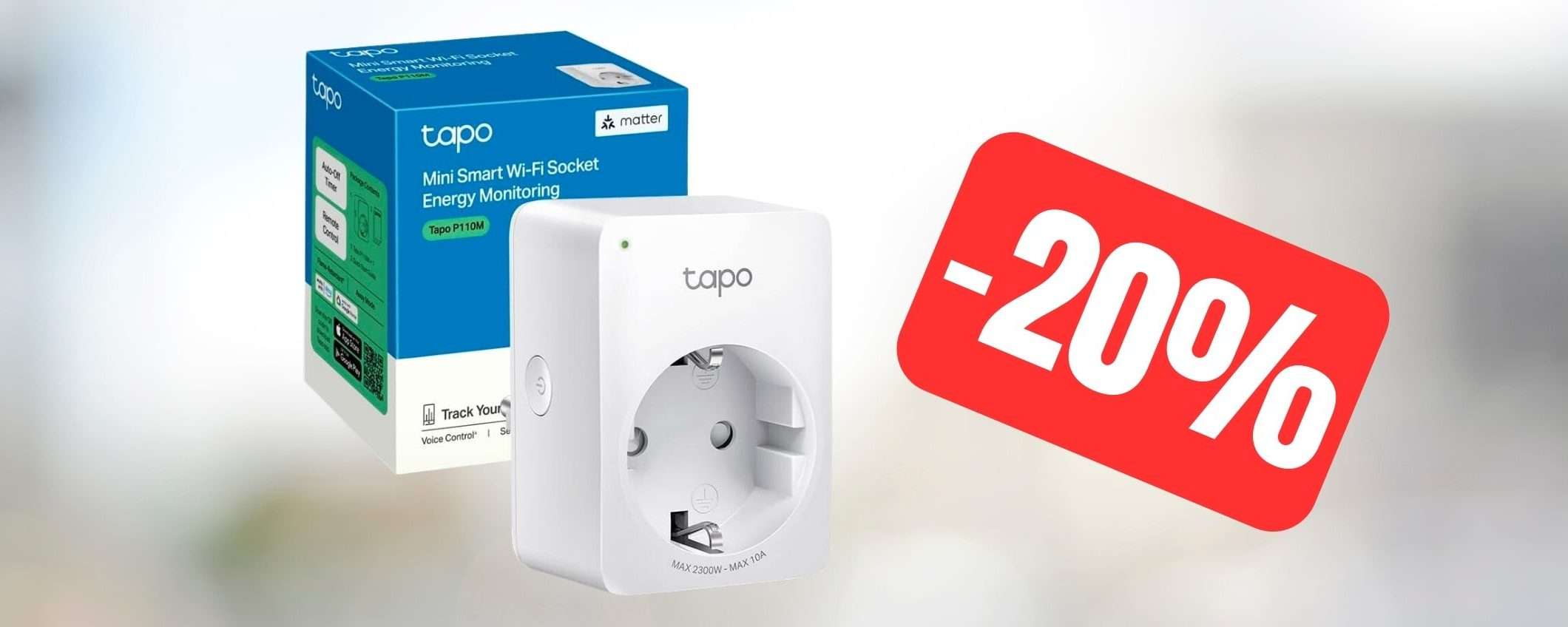 Presa smart TP-Link Tapo in ottima OFFERTA LAMPO su Amazon Presa smart TP-Link Tapo in ottima OFFERTA LAMPO su Amazon