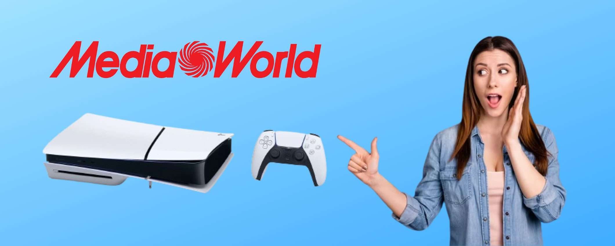 La PlayStation 5 SLIM è al prezzo MINIMO STORICO, offre MediaWorld La PlayStation 5 SLIM è al prezzo MINIMO STORICO, offre MediaWorld