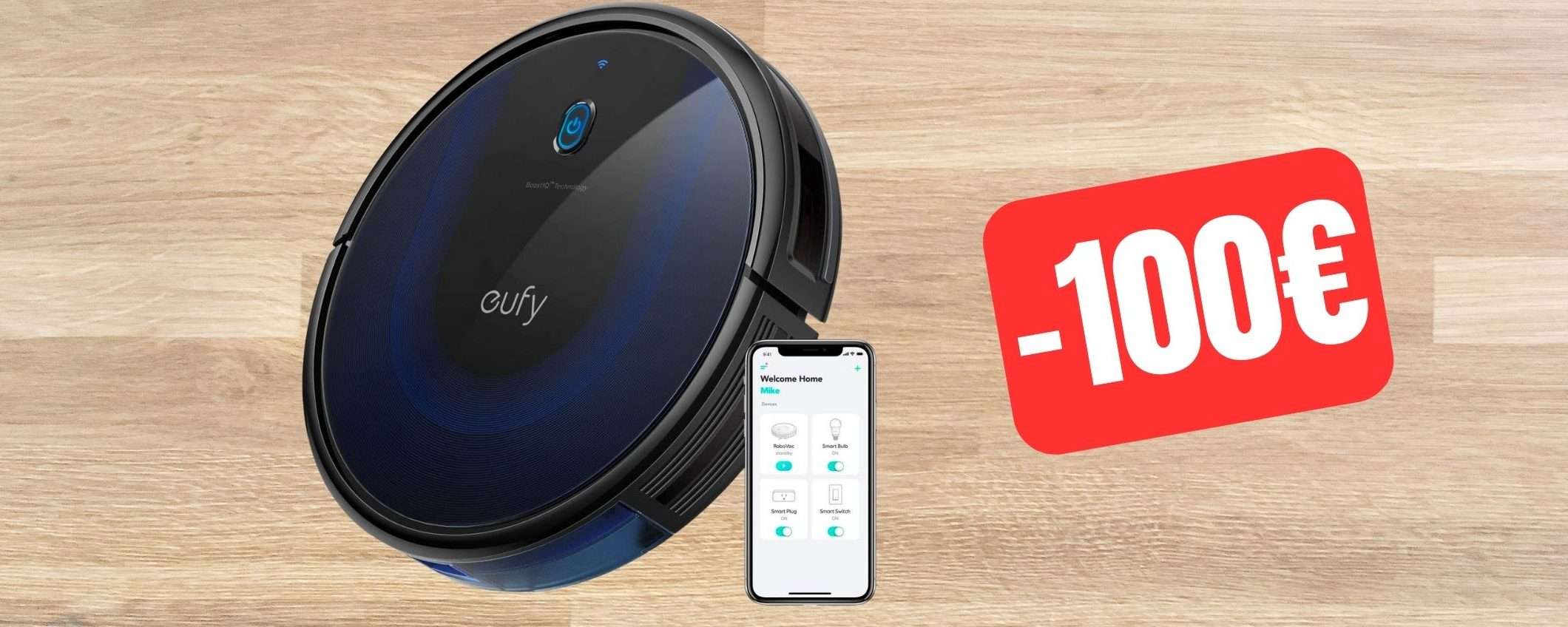 Robot aspirapolvere SOTTILE e POTENTE: 100€ di sconto su Amazon Robot aspirapolvere SOTTILE e POTENTE: 100€ di sconto su Amazon