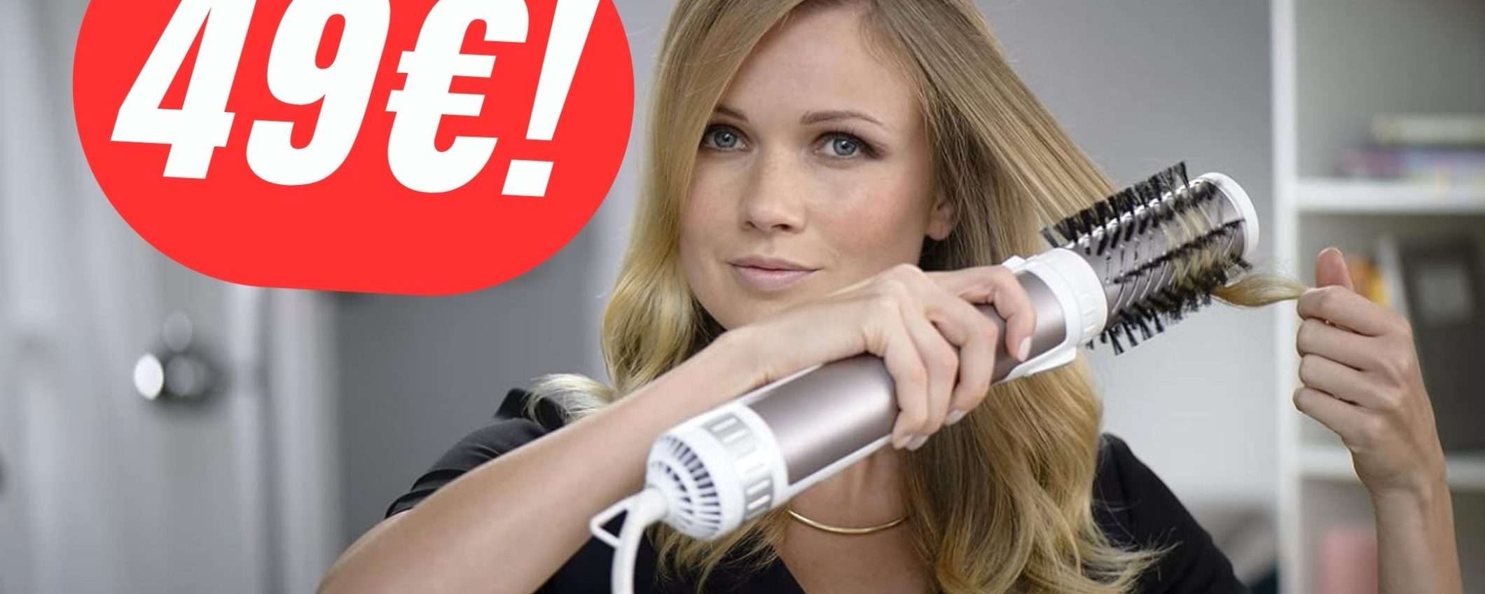 La spazzola di Rowenta che Gira ed emana Calore è in SCONTO La spazzola di Rowenta che Gira ed emana Calore è in SCONTO