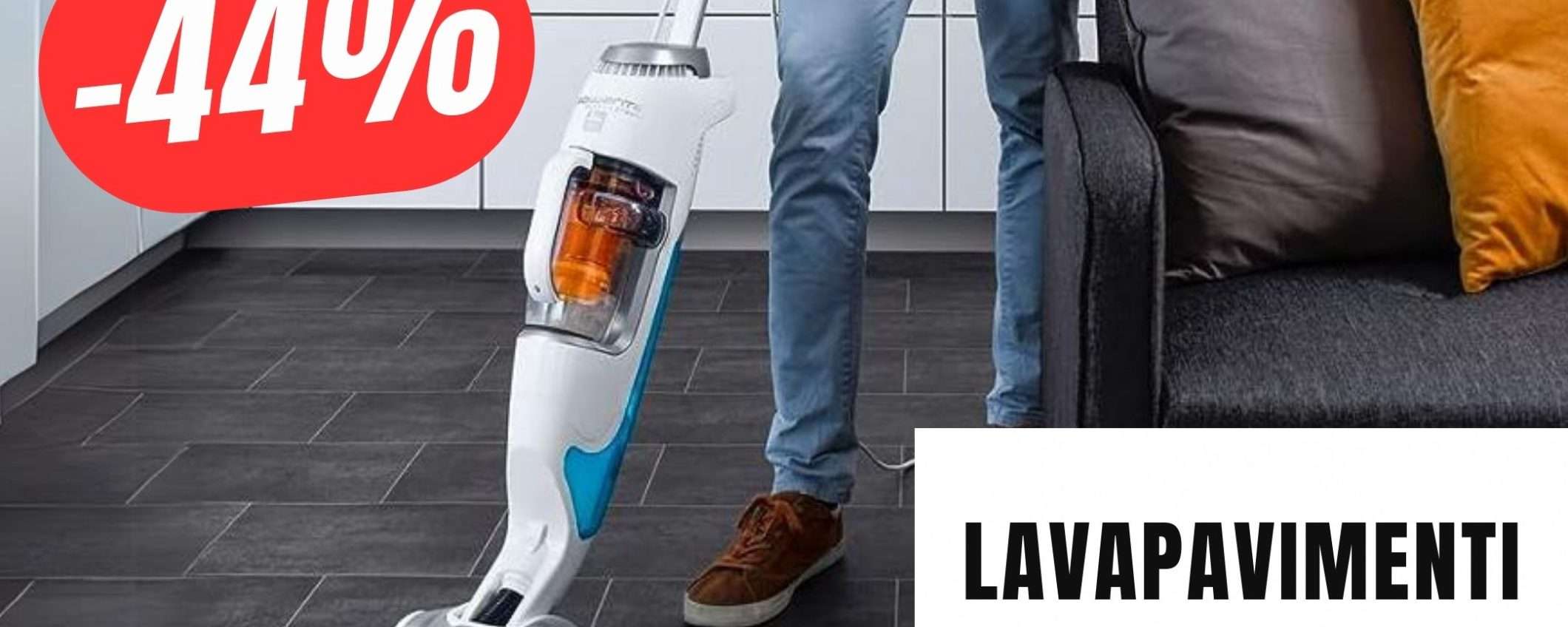 Questo Lavapavimenti di Rowenta pulisce qualsiasi macchia grazie al vapore! Questo Lavapavimenti di Rowenta pulisce qualsiasi macchia grazie al vapore!