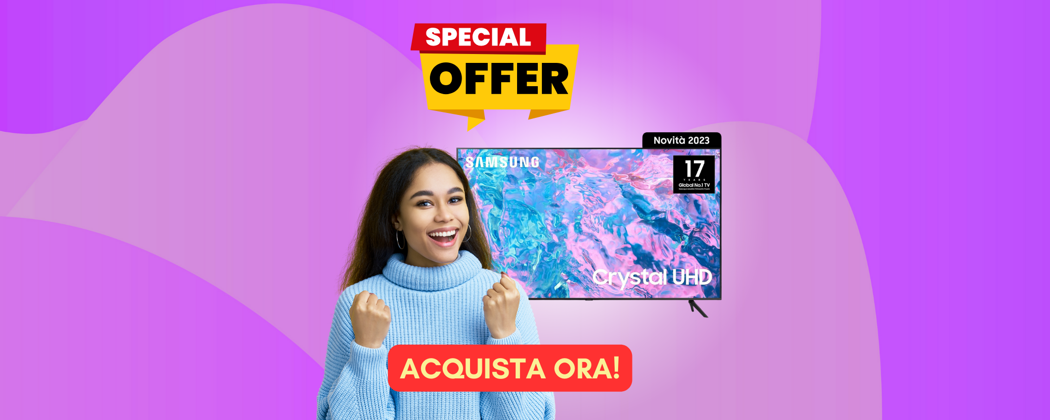 Samsung Crystal UHD da 43 Samsung Crystal UHD da 43