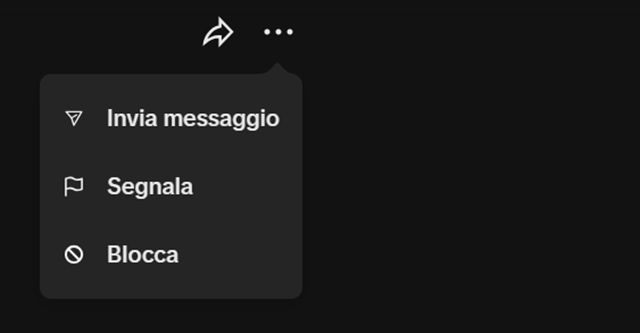 Come bloccare qualcuno dal sito web di TikTok