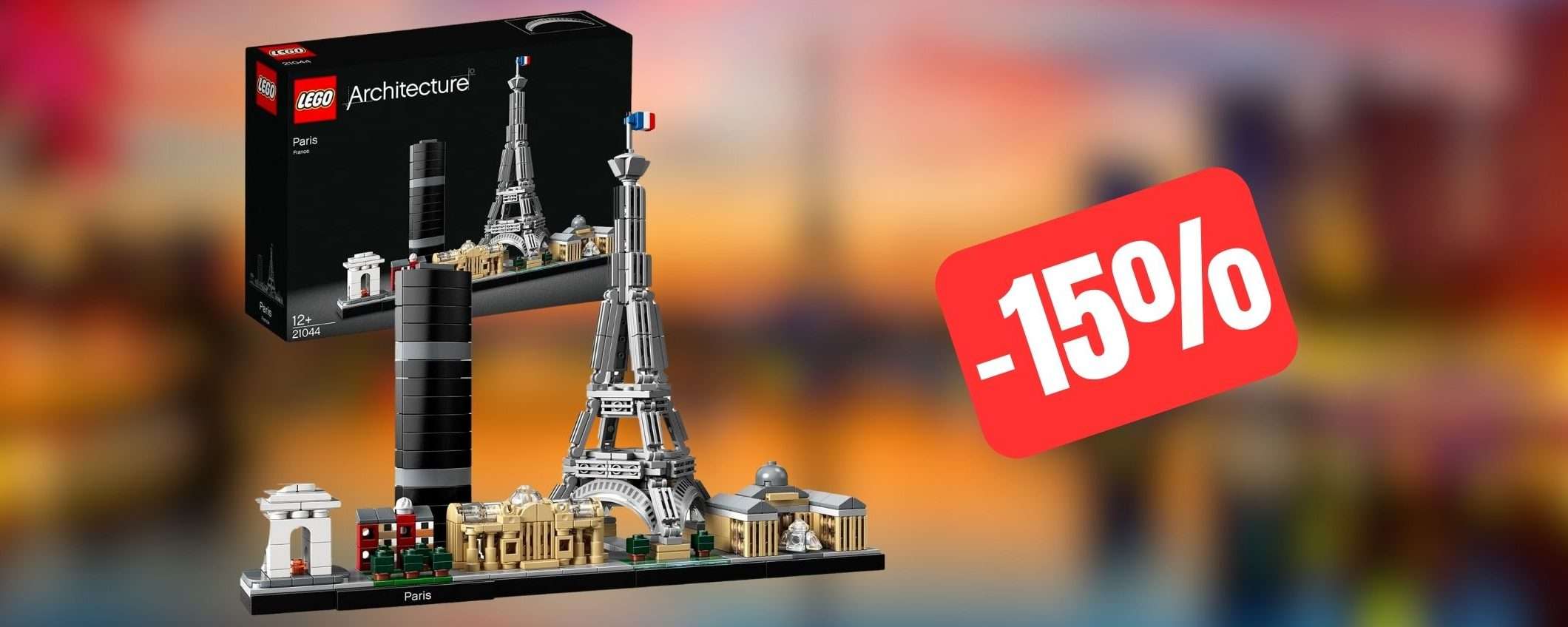 Porta i monumenti di Parigi a casa tua con questo set LEGO in sconto