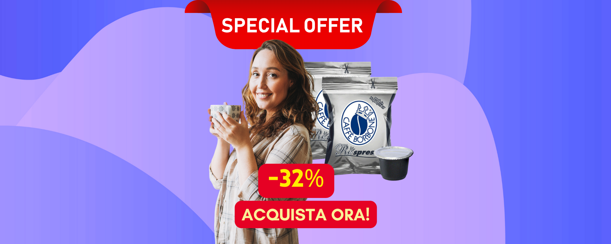 400 capsule caffè Borbone Respresso in sconto del 32% su eBay!