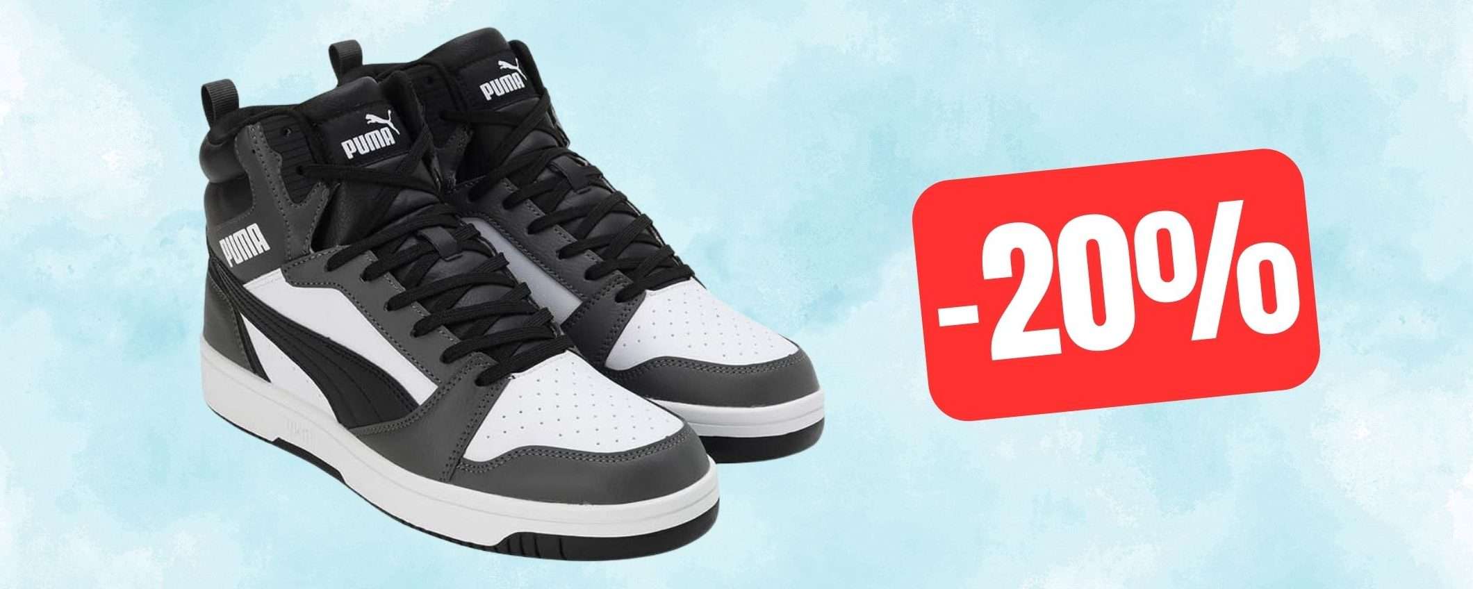 Puma Rebound V6, le sneaker unisex sono in OFFERTA su Amazon