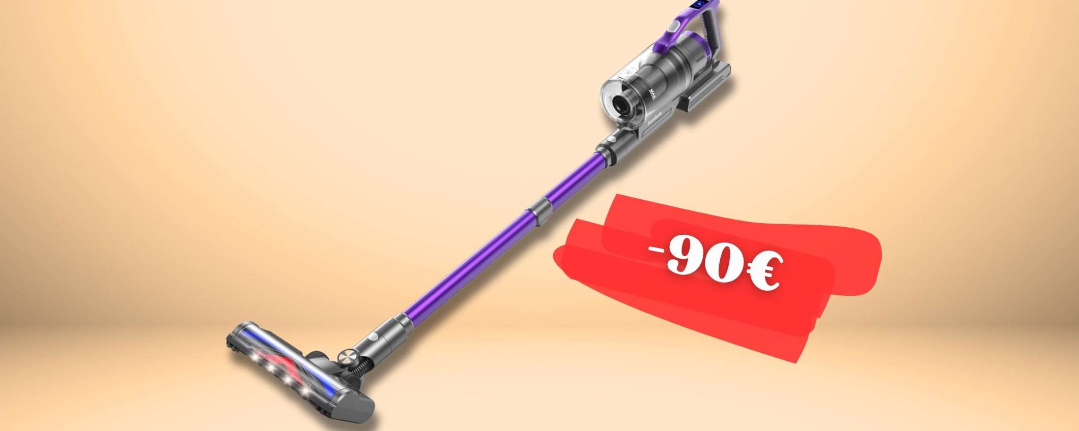 Aspirapolvere SENZA fili con kit di accessori e potenza ULTRA (150€) Aspirapolvere SENZA fili con kit di accessori e potenza ULTRA (150€)