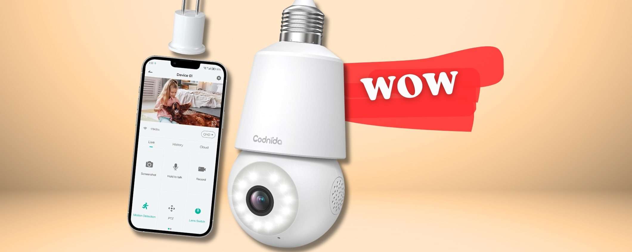 Telecamera o lampadina? Casa sicura in INCOGNITO (doppio sconto Amazon) Telecamera o lampadina? Casa sicura in INCOGNITO (doppio sconto Amazon)
