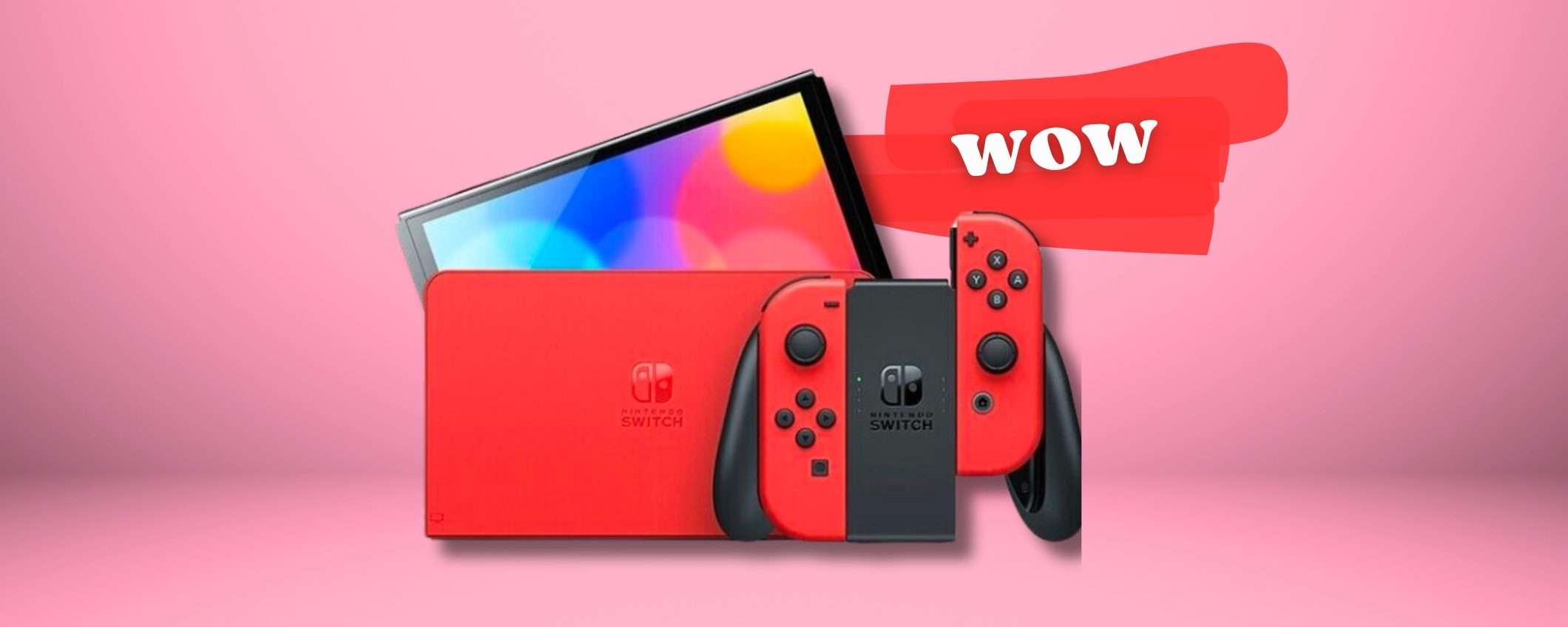 Nintendo Switch OLED ed. Super Mario sotto i 300€ da prendere AL VOLO Nintendo Switch OLED ed. Super Mario sotto i 300€ da prendere AL VOLO