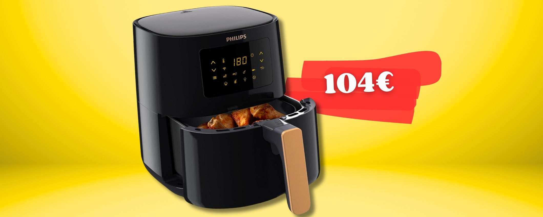 CROLLA a soli 100€ la leggendaria Philips Airfryer Serie 5000L, corri CROLLA a soli 100€ la leggendaria Philips Airfryer Serie 5000L, corri