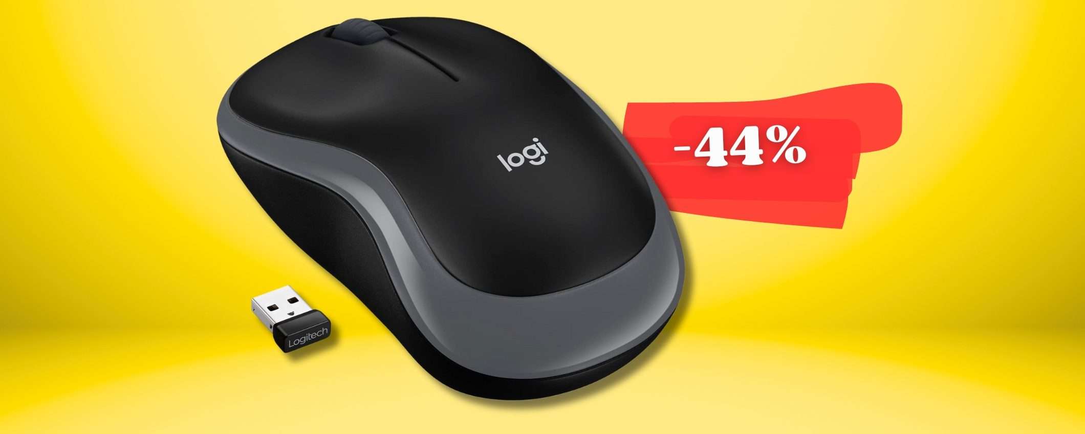 Magici 9€ per un mouse Logitech silenzioso e senza fili (SCONTONE)