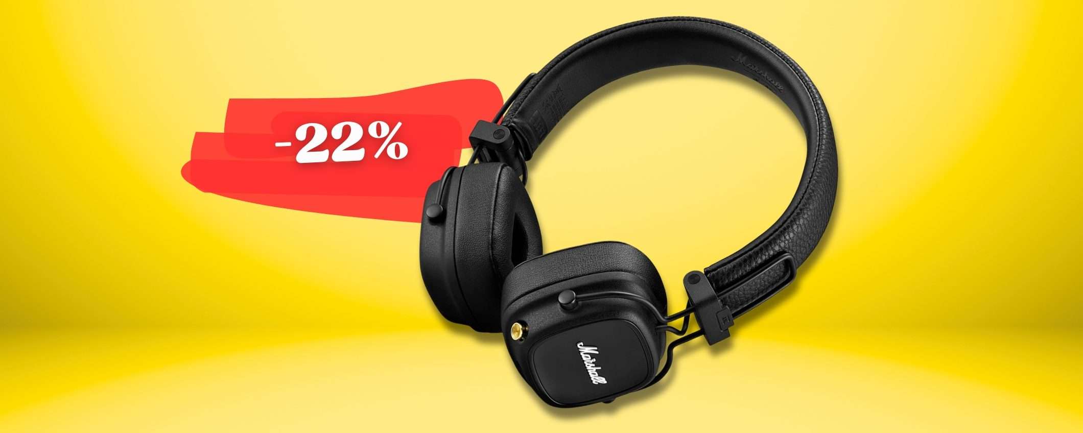 Cuffioni On EAR originali e di ottima qualità: Marshall fa GOAL (-22%) Cuffioni On EAR originali e di ottima qualità: Marshall fa GOAL (-22%)
