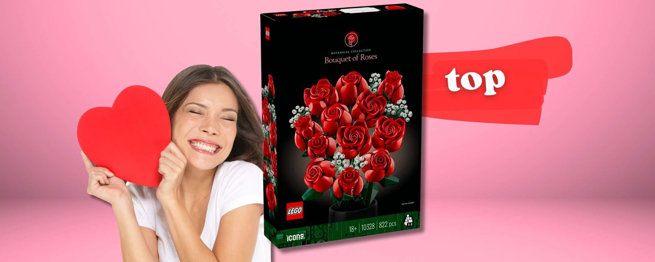 Speciale San Valentino: regala un bouquet di rose ETERNO con LEGO Speciale San Valentino: regala un bouquet di rose ETERNO con LEGO